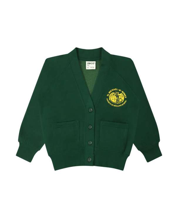 Sweatshirt Cardigan Emb Logo